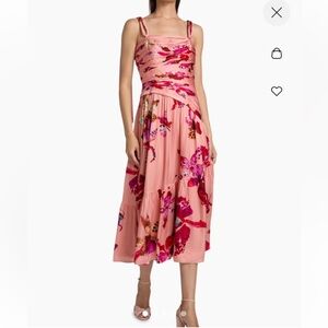 AMUR Daniella printed mini dress